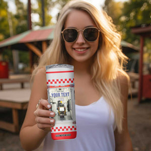 Ambulance Emergency Car Personalized Skinny Tumbler TS04 Print Your Wear