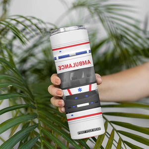 Ambulance Car Personalized Skinny Tumbler TS04 Print Your Wear