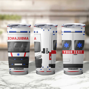 Ambulance Car Personalized Tumbler Cup TS04 Print Your Wear