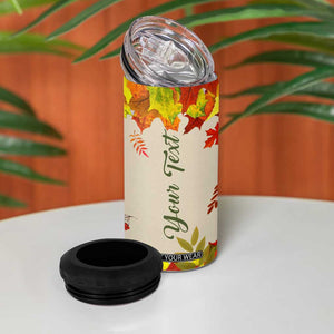 Pumpkin Truck Autumn Personalized 4 in 1 Can Cooler Tumbler TS04 Print Your Wear