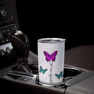 Walk By Faith Butterfly Tumbler Cup Personalized TS04 Print Your Wear