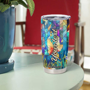 Fox Colorful Crystal Mosaic Tumbler Cup Personalized TS04 Print Your Wear