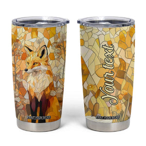 Fox Citrine Crystal Mosaic Tumbler Cup Personalized TS04 Multicolor Print Your Wear