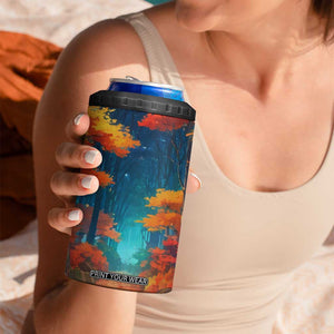 Autumn Road Personalized 4 in 1 Can Cooler Tumbler TS04 Print Your Wear