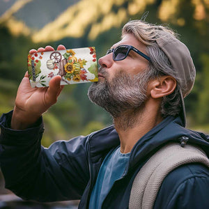 Autumn Pumpkins In The Wheelbarrow Personalized 4 in 1 Can Cooler Tumbler TS04 Print Your Wear