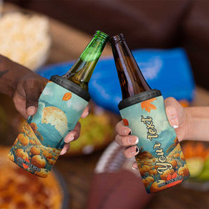 Autumn Pumpkin Field Personalized 4 in 1 Can Cooler Tumbler TS04 Print Your Wear