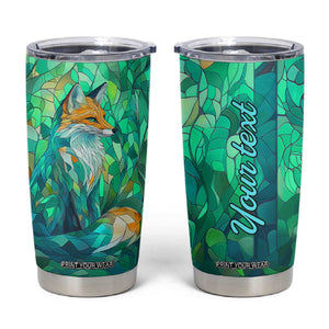 Fox Chrysoprase Crystal Mosaic Tumbler Cup Personalized TS04 Multicolor Print Your Wear