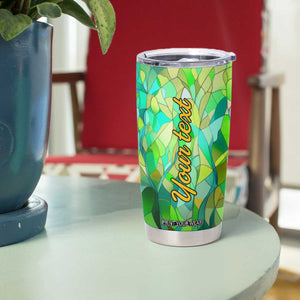 Fox Chrysolite Crystal Mosaic Tumbler Cup Personalized TS04 Print Your Wear