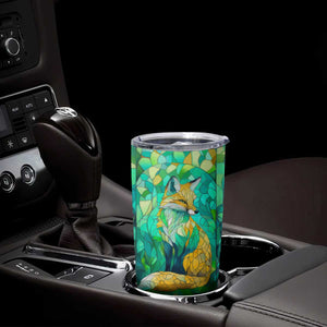 Fox Chrysolite Crystal Mosaic Tumbler Cup Personalized TS04 Print Your Wear