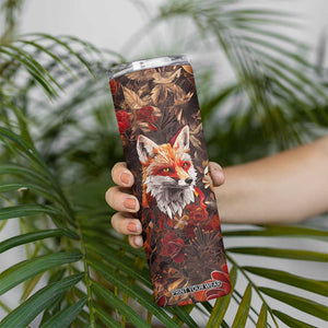 Fox Carnelian Crystal Mosaic Skinny Tumbler Personalized TS04 Print Your Wear
