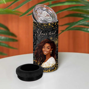 She Who Kneels Before God Can Stand Before Anyone 4 in 1 Can Cooler Tumbler Personalized TS04 Print Your Wear