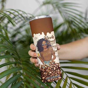 Work Hard In Silence Let Success Make The Noise Skinny Tumbler Personalized TS04 Print Your Wear