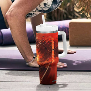Fire Truck Tumbler With Handle Personalized TS04 Print Your Wear