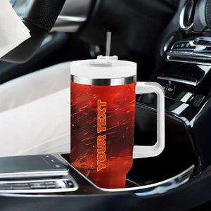 Fire Truck Tumbler With Handle Personalized TS04 Print Your Wear