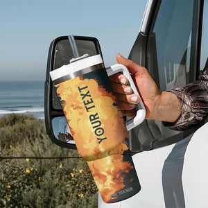 Firefighter Vintage Tumbler With Handle Personalized TS04 Print Your Wear