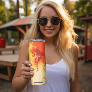 Vintage Firefighter Skinny Tumbler Personalized TS04 Print Your Wear