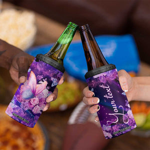 Butterfly 4 in 1 Can Cooler Tumbler Personalized TS04 Print Your Wear