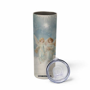 Faith Christmas Angels Skinny Tumbler Personalized TS04 Print Your Wear