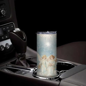 Faith Christmas Angels Skinny Tumbler Personalized TS04 Print Your Wear