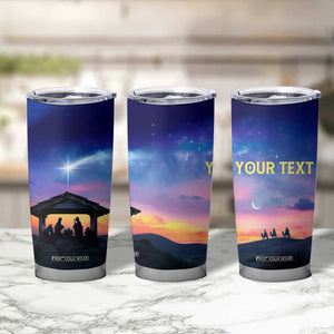 Nativity Of Jesus With Comet Tumbler Cup Personalized TS04 Print Your Wear