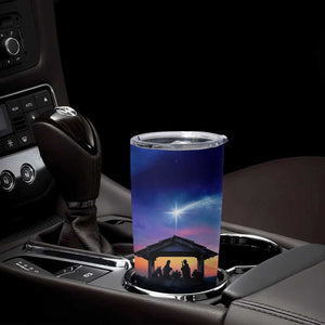Nativity Of Jesus With Comet Tumbler Cup Personalized TS04 Print Your Wear