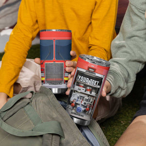 Firetruck Tumbler Cup Personalized TS04 Print Your Wear