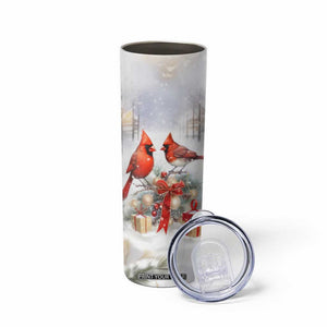 Cardinals Christmas Art Skinny Tumbler Personalized TS04 Print Your Wear