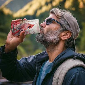 Cardinal Red Flower 4 in 1 Can Cooler Tumbler Personalized TS04 Print Your Wear