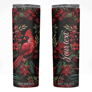 Cardinal Quilling Art Skinny Tumbler Personalized TS04 Multicolor Print Your Wear