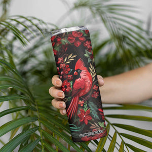 Cardinal Quilling Art Skinny Tumbler Personalized TS04 Print Your Wear