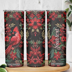 Cardinal Quilling Art Skinny Tumbler Personalized TS04 Print Your Wear