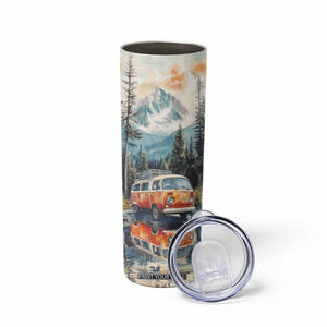 Camping RV Near The Lake Skinny Tumbler Personalized TS04 Print Your Wear