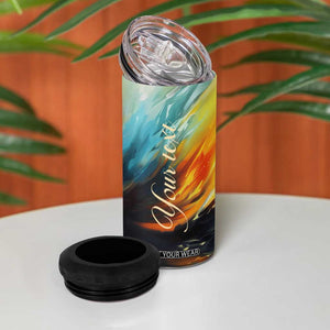 Colorful Faith Angel 4 in 1 Can Cooler Tumbler Personalized TS04 Print Your Wear