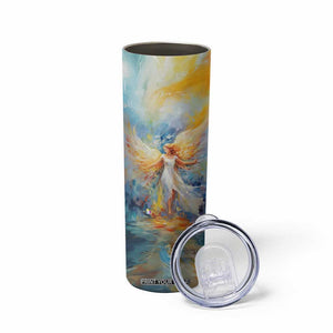 Colorful Faith Angel Skinny Tumbler Personalized TS04 Print Your Wear