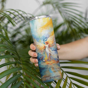 Colorful Faith Angel Skinny Tumbler Personalized TS04 Print Your Wear
