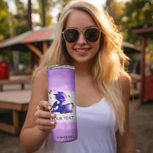 Dragon My Four Moods Skinny Tumbler Personalized TS04 Print Your Wear