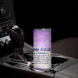 Dragon My Four Moods Skinny Tumbler Personalized TS04 Print Your Wear