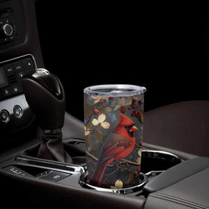Cardinal Floral Tumbler Cup Personalized TS04 Print Your Wear