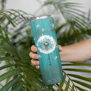 Faith Be Still Skinny Tumbler Personalized TS04 Print Your Wear