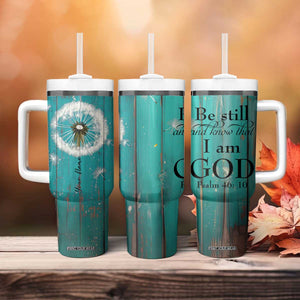 Faith Be Still Tumbler With Handle Personalized TS04 Print Your Wear