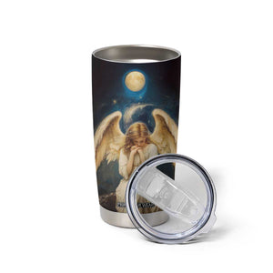 Faith Angel Star Night Tumbler Cup Personalized TS04 Print Your Wear