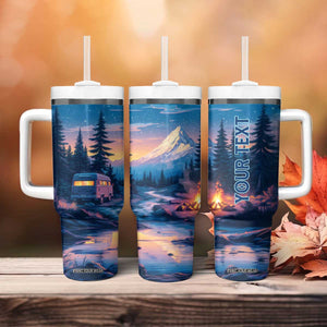Camping RV Tumbler With Handle Personalized TS04 Print Your Wear