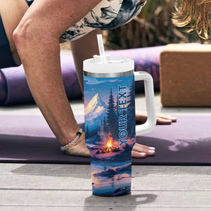 Camping RV Tumbler With Handle Personalized TS04 Print Your Wear