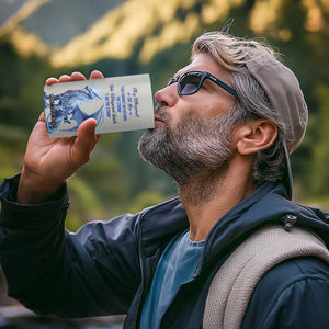 Dragon They Whispered To Her You Cannot Withstand The Storm 4 in 1 Can Cooler Tumbler Personalized TS04 Print Your Wear