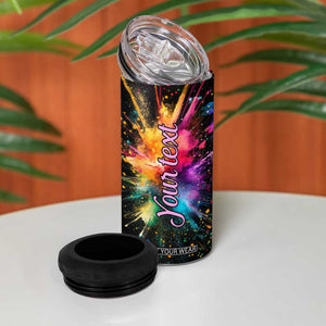 Koala Rainbow Color Style 4 in 1 Can Cooler Tumbler Personalized TS04 Print Your Wear