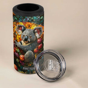 Koala Crystal Mosaic 4 in 1 Can Cooler Tumbler Personalized TS04 Print Your Wear