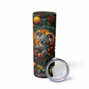 Koala Crystal Mosaic Skinny Tumbler Personalized TS04 Print Your Wear