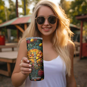 Koala Crystal Mosaic Skinny Tumbler Personalized TS04 Print Your Wear