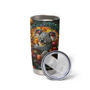 Koala Crystal Mosaic Tumbler Cup Personalized TS04 Print Your Wear