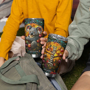 Koala Crystal Mosaic Tumbler Cup Personalized TS04 Print Your Wear